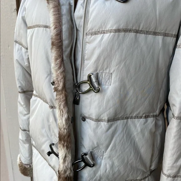 Hilary Radley Ny Faux Chinchilla Puffer - Picture 4 of 11